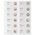Feuilles de Monnaies - Multi Collect MU (   2 E2), qui convient pour: 2 Euro - Pré-imprimé 4 Anneaux - dim: 200 x 250 mm ■ par 5 pcs.