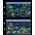 Feuilles de pochettes - Multi Collect MU (1312), 2 compartiment(s): 190 x 122 mm - Noir 4 Anneaux - dim: 210 x 255 mm ■ par 10 pcs.