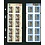 Insteekbladen - Multi Collect MU (1317), 2 vaks indeling: bladen - Zwart 4 Rings