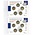 Feuilles de pochettes - Multi Collect MU (1363), 2 compartiment(s): 175 x 123 mm - Transparent 4 Anneaux - dim: 210 x 255 mm ■ par 10 pcs.