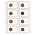 Insteekbladen - Multi Collect MU (1364), 8 vaks indeling: 93 x 56 mm - Transparent 4 Rings - afm: 210 x 255 mm ■ per 10 stuks