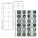 Coin sheets - Multi Collect MU (  24R), 24 compartment(s): Ø 34 mm - Transparent 4 Rings - dim: 210 x 255 mm ■ per 5 pcs.