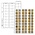 Coin sheets - Multi Collect MU (  54R), 54 compartment(s): Ø 20 mm - Transparent 4 Rings - dim: 210 x 255 mm ■ per 5 pcs.