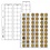 Feuilles de Monnaies - Multi Collect MU (  54R), 54 compartiment(s): feuilles - Transparent4 Anneaux