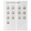 Coin sheets - Multi Collect MU (. 2E 4), suitable for: 2 Euro - Pre-printed 4 Rings - dim: 200 x 250 mm ■ per 5 pcs.