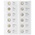Coin sheets - Multi Collect MU (. 2E 4), suitable for: 2 Euro - Pre-printed 4 Rings - dim: 200 x 250 ■ per 5 pcs.