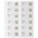 Feuilles de Monnaies - Multi Collect MU (. 2E 6), qui convient pour: 2 Euro - Pré-imprimé 4 Anneaux - dim: 200 x 250 mm ■ par 5 pcs.