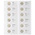 Coin sheets - Multi Collect MU (. 2E 7), suitable for: 2 Euro - Pre-printed 4 Rings - dim: 200 x 250 mm ■ per 5 pcs.