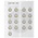 Feuilles de Monnaies - Multi Collect MU (. 2E 8), qui convient pour: 2 Euro - Pré-imprimé 4 Anneaux - dim: 200 x 250 mm ■ par 5 pcs.