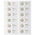 Coin sheets - Multi Collect MU (. 2E10), suitable for: 2 Euro - Pre-printed 4 Rings - dim: 200 x 250 mm ■ per 5 pcs.