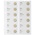 Coin sheets - Multi Collect MU (. 2E11), suitable for: 2 Euro - Pre-printed 4 Rings - dim: 200 x 250 mm ■ per 5 pcs.