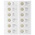 Feuilles de Monnaies - Multi Collect MU (. 2E12), qui convient pour: 2 Euro - Pré-imprimé 4 Anneaux - dim: 200 x 250 mm ■ par 5 pcs.