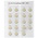 Coin sheets - Multi Collect MU (. 2E13), suitable for: 2 Euro - Pre-printed 4 Rings - dim: 200 x 250 mm ■ per 5 pcs.