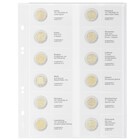 Coin sheets - Multi Collect MU (. 2E15), suitable for: 2 Euro - Pre-printed 4 Rings - dim: 200 x 250 mm ■ per 5 pcs.