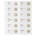 Münzkblätter - Multi Collect MU (. 2E18), geeignet für: 2 Euro - Vordrucke4 Ringe - Abm: 200 x 250 mm ■ pro 5 Stück