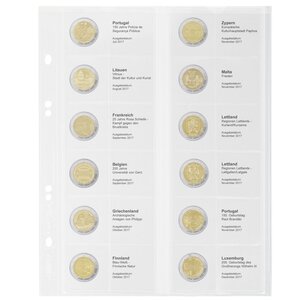 Coin sheets - Multi Collect MU (. 2E19), suitable for: sheets - Pre-printed4 Rings