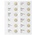 Feuilles de Monnaies - Multi Collect MU (. 2E22), qui convient pour: 2 Euro - Pré-imprimé 4 Anneaux - dim: 200 x 250 mm ■ par 5 pcs.