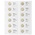 Coin sheets - Multi Collect MU (. 2E24), suitable for: 2 Euro - Pre-printed 4 Rings - dim: 200 x 250 mm ■ per 5 pcs.
