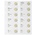 Coin sheets - Multi Collect MU (. 2E25), suitable for: 2 Euro - Pre-printed 4 Rings - dim: 200 x 250 mm ■ per 5 pcs.