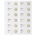 Coin sheets - Multi Collect MU (. 2E27), suitable for: 2 Euro - Pre-printed 4 Rings - dim: 200 x 250 mm ■ per 5 pcs.