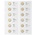 Feuilles de Monnaies - Multi Collect MU (. 2E28), qui convient pour: 2 Euro - Pré-imprimé 4 Anneaux - dim: 200 x 250 mm ■ par 5 pcs.