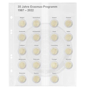 Coin sheets - Multi Collect MU (. 2E30), suitable for: sheets - Pre-printed4 Rings