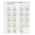 Coin sheets - Multi Collect MU (. 2E30), suitable for: 2 Euro - Pre-printed 4 Rings - dim: 200 x 250 mm ■ per 5 pcs.