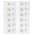 Coin sheets - Multi Collect MU (. 2E35), suitable for: 2 Euro - Pre-printed 4 Rings - dim: 200 x 250 mm ■ per 5 pcs.