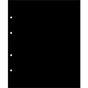 Feuilles intermédiaires - Multi Collect MU (Z) - Noir 4 Anneaux - dim: 200 x 250