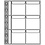 Album Penny (S1103MY), incl. 10 bladen (Penny III) - 6 vaks indeling: geschikt voor 70 x 70 mm - Zwart - 13 Rings - Afm: 235 x x70 x 40