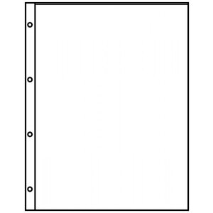 Insert sheets - Publica  LS (4101), 1 compartment(s): A4 size sheets - Transparent4 Rings