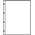 Insert sheets - Publica  LS (4101), 1 compartment(s): 220 x 297 mm - Transparent 4 Rings - dim: 240 x 305 mm ■ per 10 pcs.