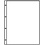 Insert sheets - Publica  LS (4101), 1 compartment(s): A4 size sheets - Transparent4 Rings