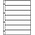 Insert sheets - Publica  LS (4107), 7 strips: 220 x 40 mm - Transparent 4 Rings - dim: 240 x 305 mm ■ per 10 pcs.