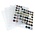 Insert sheets - Publica  LS (4146), 4 compartment(s): 109 x 148 mm - Transparent 4 Rings - dim: 240 x 305 mm ■ per 10 pcs.