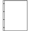 Insert sheets - Publica  LS (8811), 1 compartment(s): A4 size sheets - Transparent4 Rings