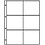 Insert sheets - Publica  LS (8846), 6 compartment(s): A4 size sheets - Transparent4 Rings