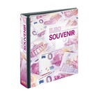 Album Publica  M (3538), incl. 10 bladen (MU3103) - 3 vaks indeling:  185 x 80 mm - Design Souvenier Bankbiljetten - 4 Rings - Afm: 245 x 270 x 60 mm ■ per set
