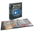 Album Publica  M (3539), incl. 10 bladen (MU1364) - 8 vaks indeling:  93 x 56 mm - Design 2 Euromunten - 4 Rings - Afm: 245 x 270 x 60 mm ■ per set