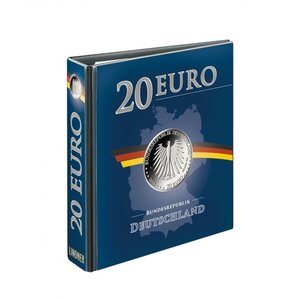 Album Publica  M (3536R) Design de Pièces de 2 euros - 4 Anneaux - Dim: 245 x 270 x 60