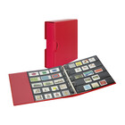 Album Publica  M  Color (S3542B- 1), incl. 10 feuilles (5xMU1315, 5xMU1316) - 5/6 bandes: qui convient pour 190 x 43/36 mm - Rouge, incl boite de protection - 4 Anneaux - Dim: 290 x 315 x 60 mm ■ par jeu