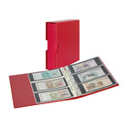 Album Publica  M  Color (S3542BN- 1), incl. 10 bladen (5xMU1404, 5xMU3103) - 2/3 vaks indeling:  190 x 120/80 mm - Rood, incl cassette - 4 Rings - Afm: 290 x 315 x 60 mm ■ per set