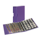 Album Publica  M  Color (S3542M-13), incl. 10 feuilles (2xMU15. 2xMU24, 2x MU35, 2x MU54, 2xMU40) - qui convient pour  - Lilas, incl boite de protection - 4 Anneaux - Dim: 290 x 315 x 60 mm ■ par jeu