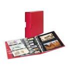 Album Publica  M  Color (S3542PK- 1), incl. 10 feuilles (2xMU1404) - 2 qui convient pour:  185 x 120 mm - Rouge, incl boite de protection - 4 Anneaux - Dim: 290 x 315 x 60 mm ■ par jeu