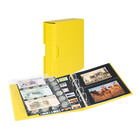 Album Publica  M  Color (S3542PK- 9), incl. 10 feuilles (2xMU1404) - 2 qui convient pour:  185 x 120 mm - Jaune, incl boite de protection - 4 Anneaux - Dim: 290 x 315 x 60 mm ■ par jeu