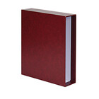 Cassette (3005) - Wijnrood - afm: 390 x 345 x 60 mm ■ per stuk