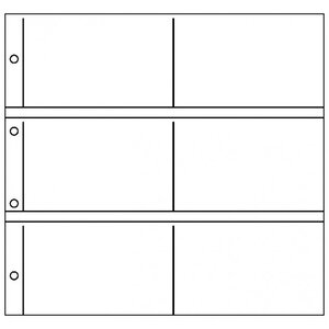 Insert sheets - Standard XL (3050P), 4 compartment(s): sheets - Black4 Rings