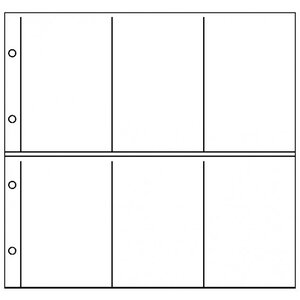 Insert sheets - Standard XL (3051P), 4 compartment(s): sheets - Black4 Rings