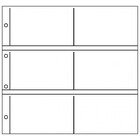 Insert sheets - Standard XL (3060P), 4 compartment(s): 165 x 105 mm - Transparent 4 Rings - dim: 350 x 335 mm ■ per 10 pcs.