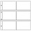Insteekbladen - Standard XL (3060P), 4 vaks indeling: bladen - Transparent 4 Rings
